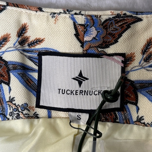 Tuckernuck Montrose Chintz Martine Vest SM Floral ButterYellow Spring Preppy NEW - Picture 3 of 17